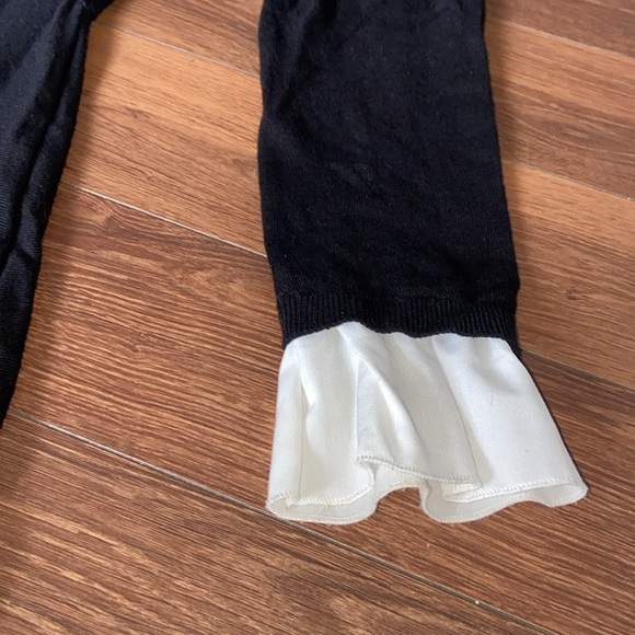 ZARA Contrasting ruffle knit dress - Picture 4 of 5